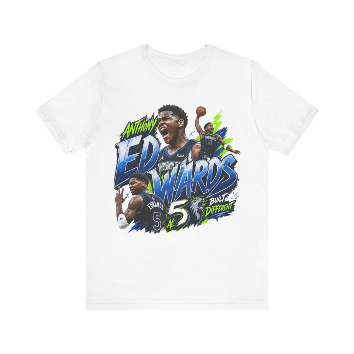 Anthony Edwards bootleg tee, Ant Man number 5 Timberwolves tribute shirt