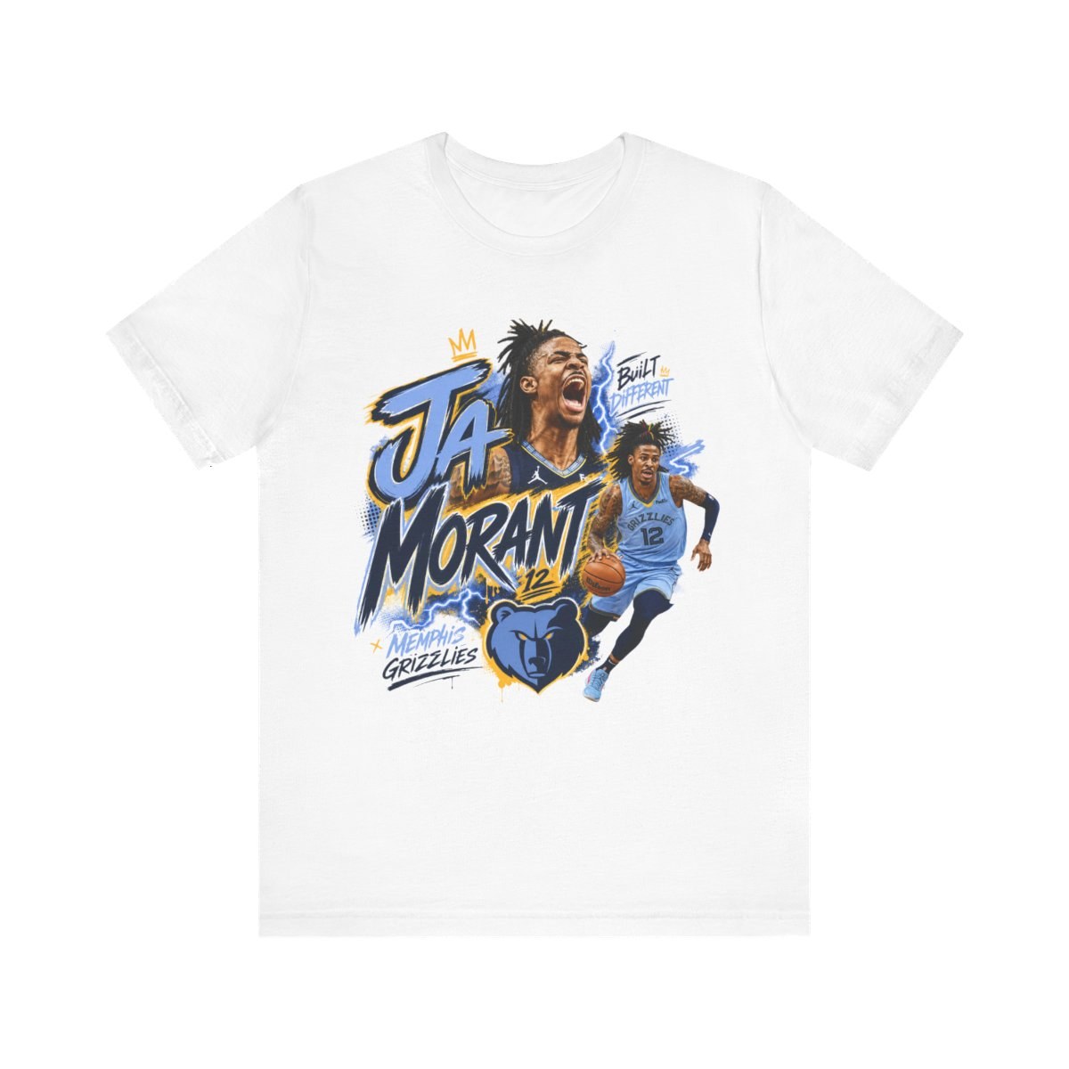 Ja Morant bootleg tee, Built Different Grizzlies tribute shirt