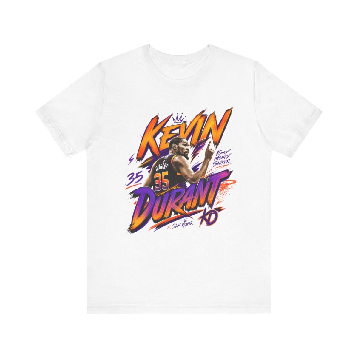 Kevin Durant bootleg tee, Easy Money Sniper KD35 tribute shirt