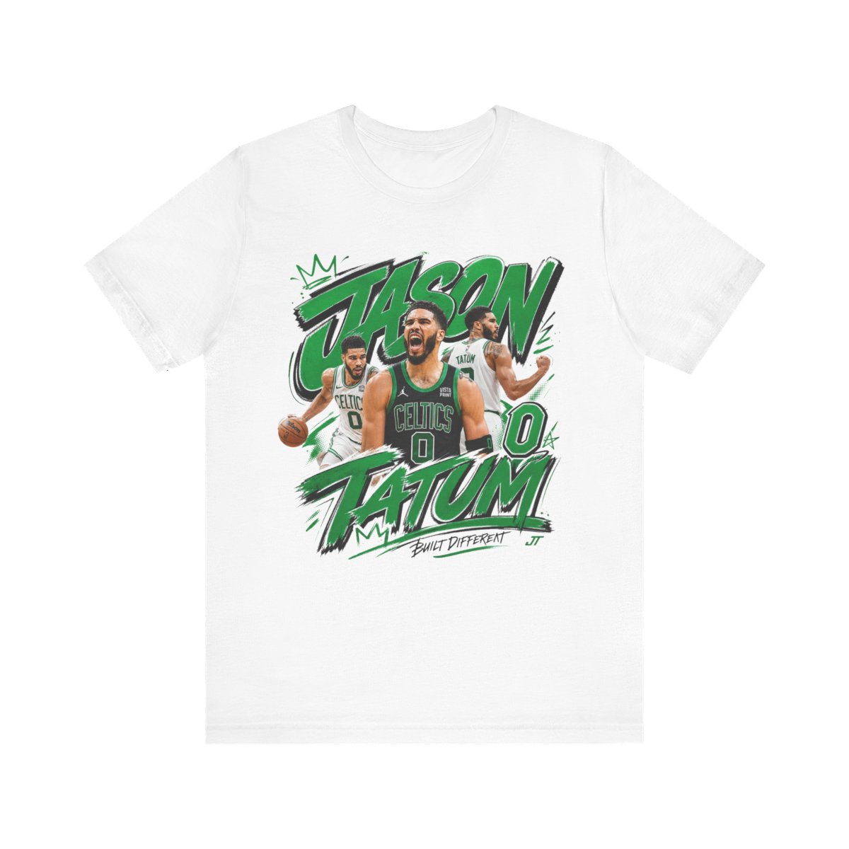 Jayson Tatum bootleg tee, Built Different Celtics tribute shirt